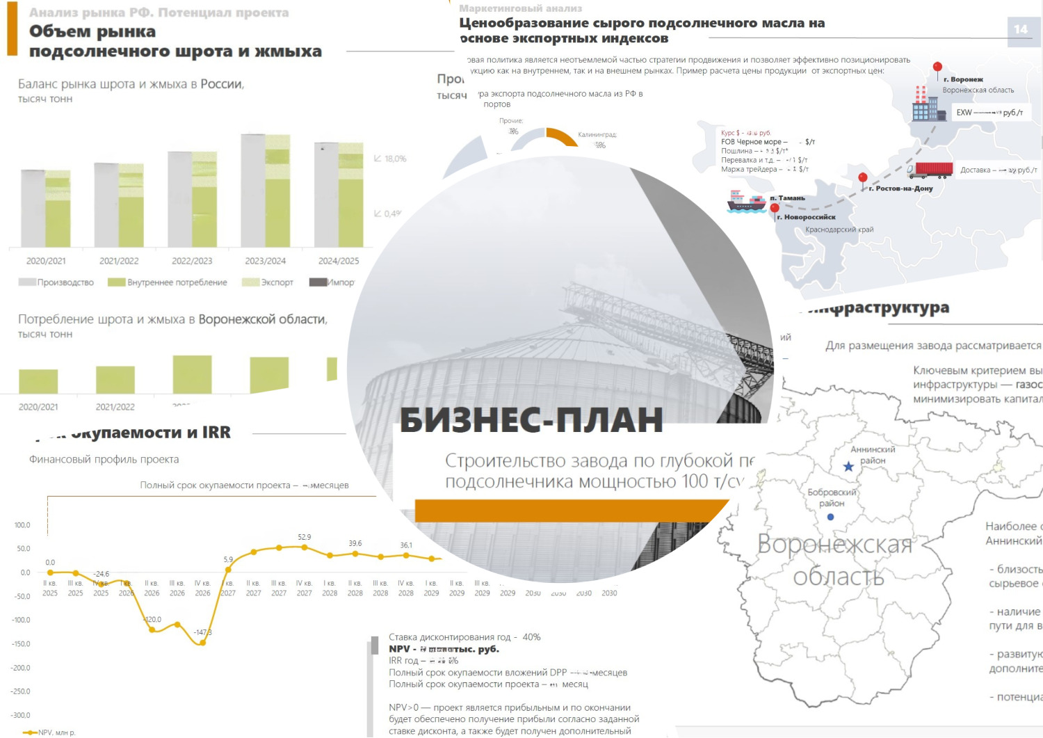 Бизнес-план строительства маслоперерабатывающего завода — 1
